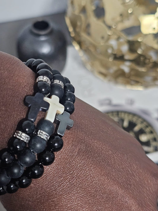 Beaded Cross Bracelets