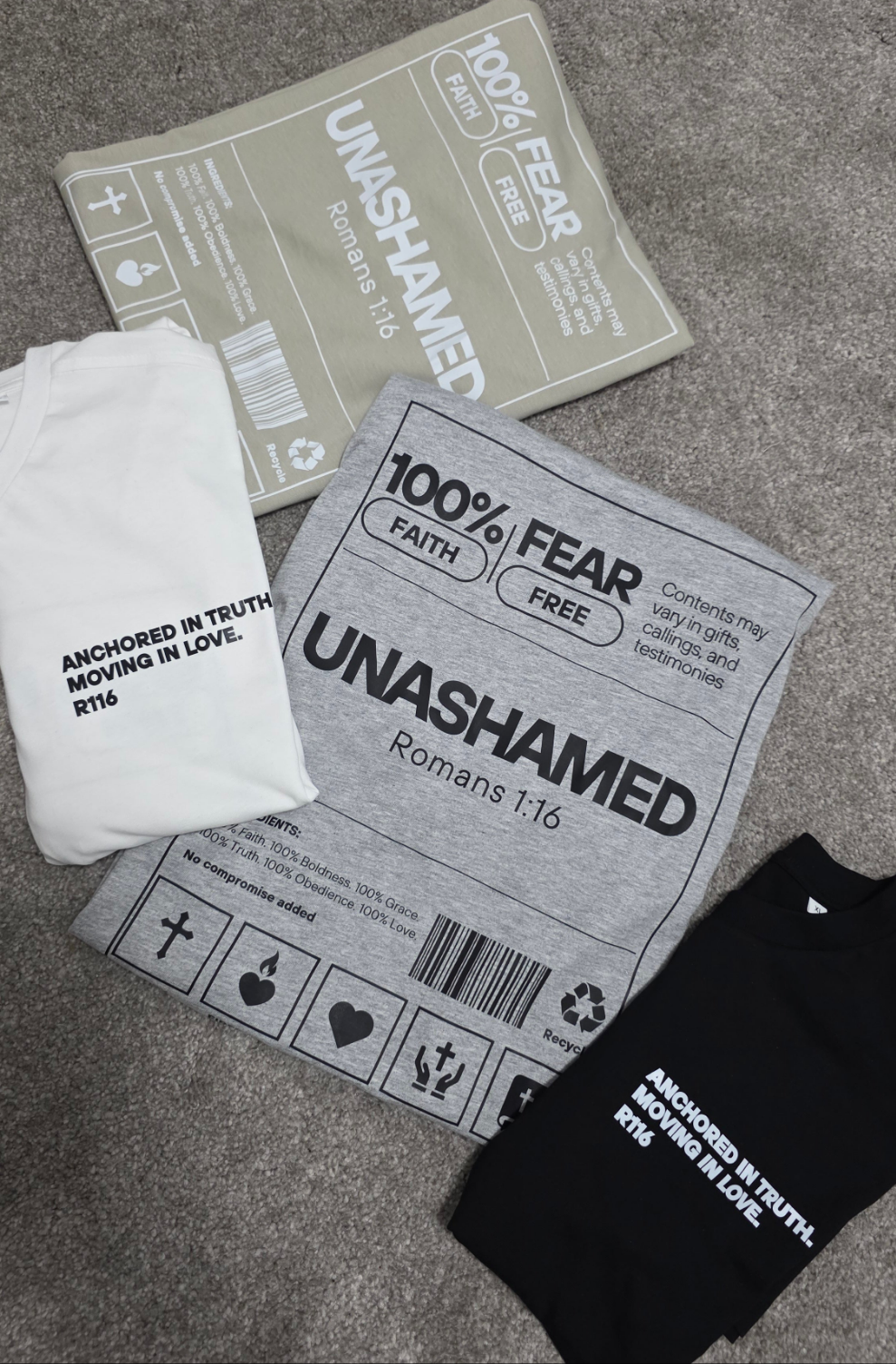Unashamed 'labelled' Tshirt