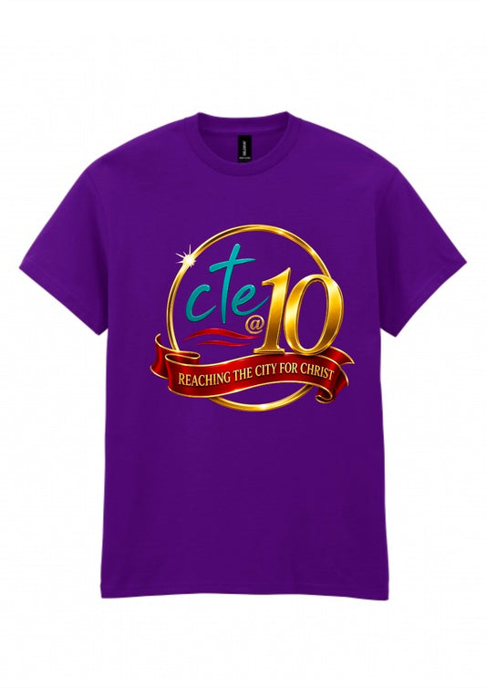 10 Years Celebration CTE Tshirts