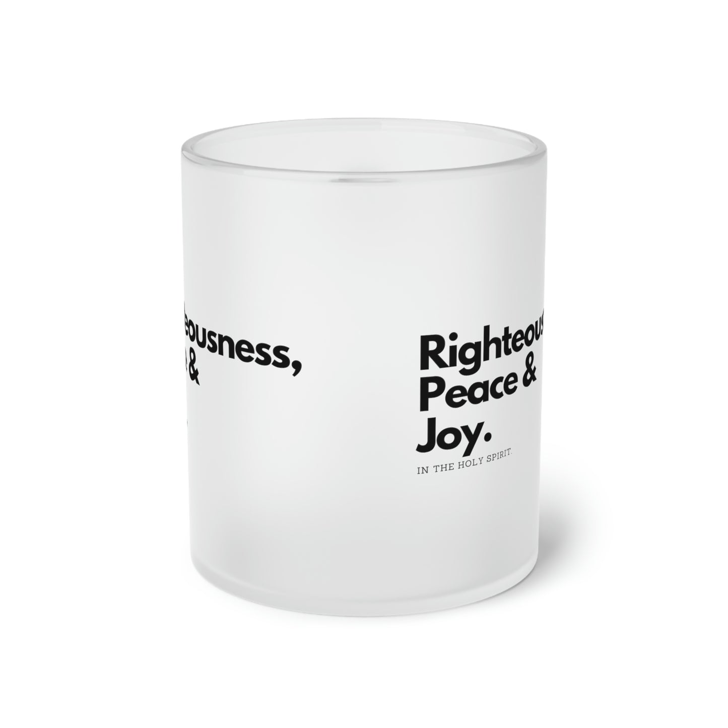 Frosted Glass Mug