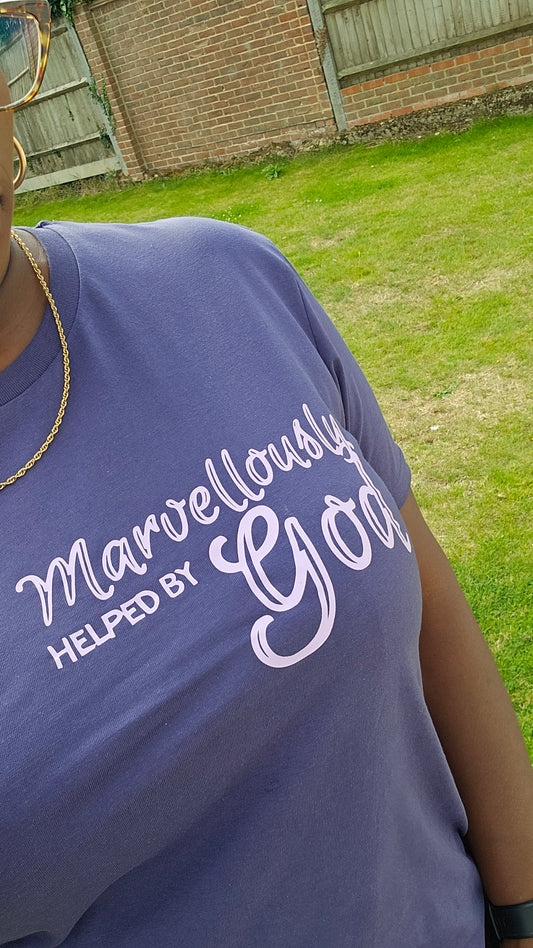 Marvellously Helped by God T-shirt